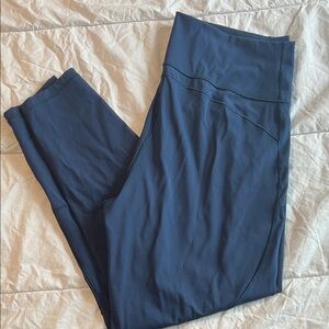 adidas Navy Blue High-Waist Leggings
